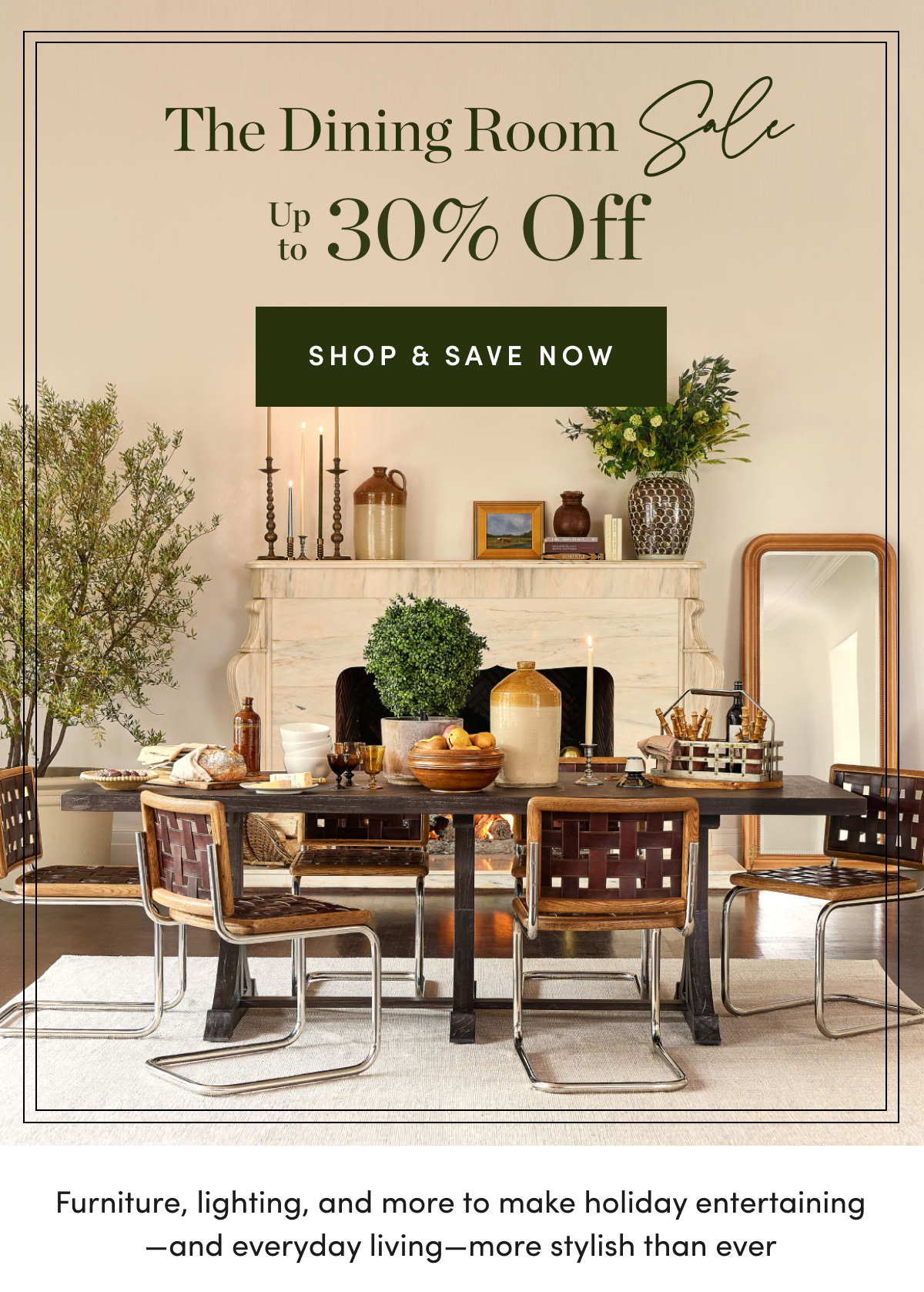 The Dining Room Sale is ON! One Kings Lane