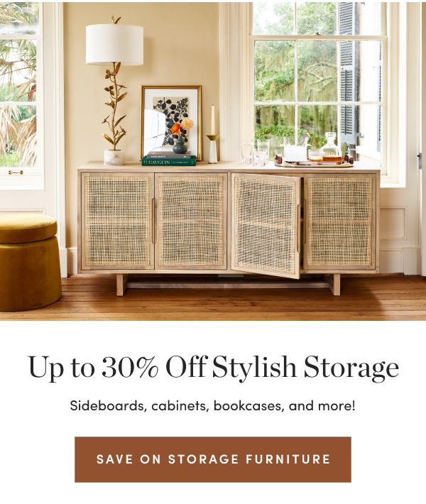 Up to 30 Percent Off Stylish Storage