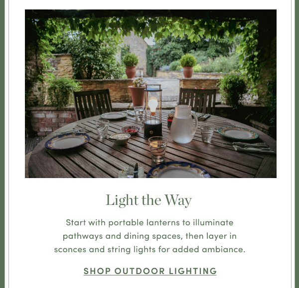 Up to 40 Percent Off Outdoor Lighting