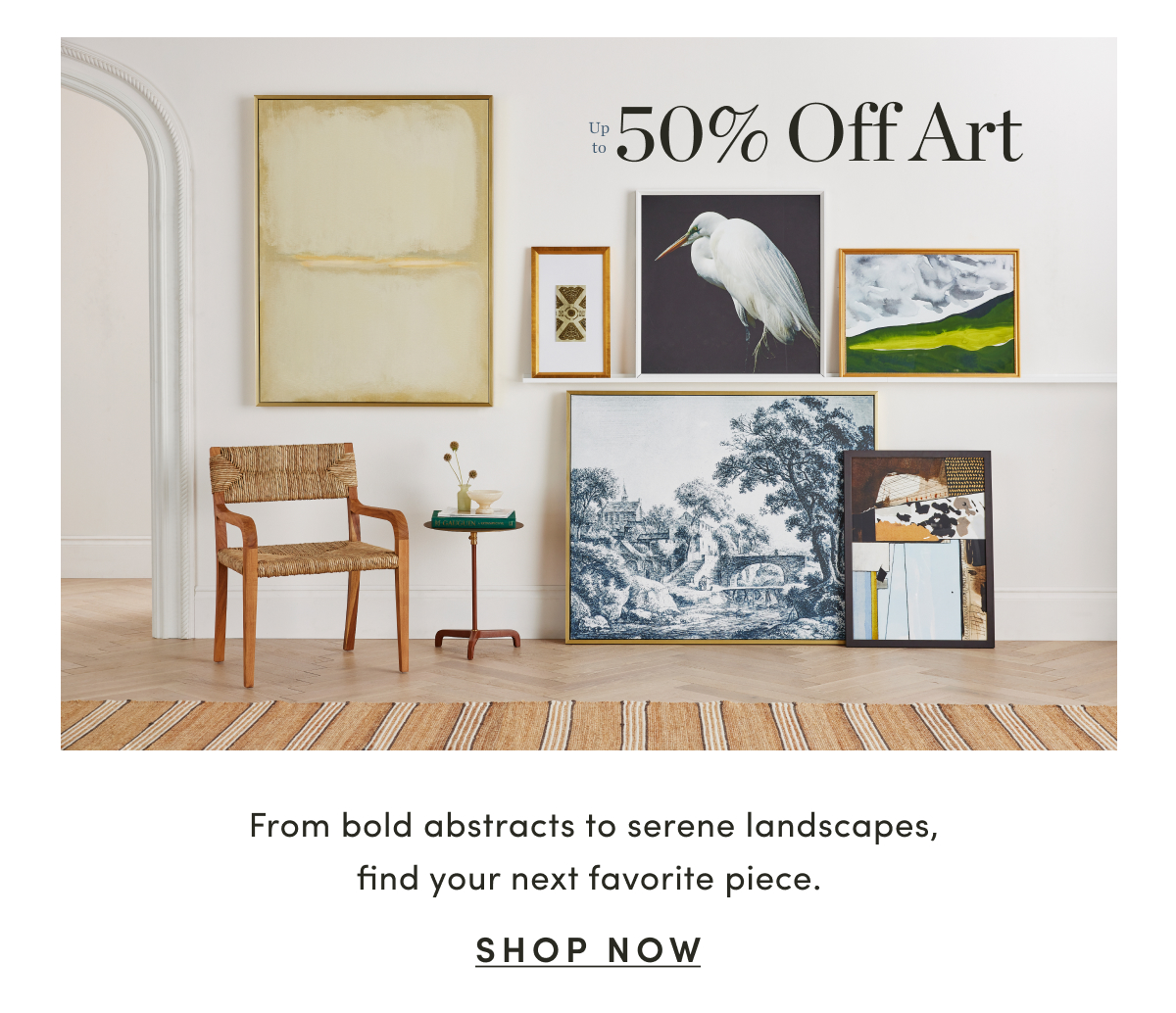 Up to 50 Percent Off Art
