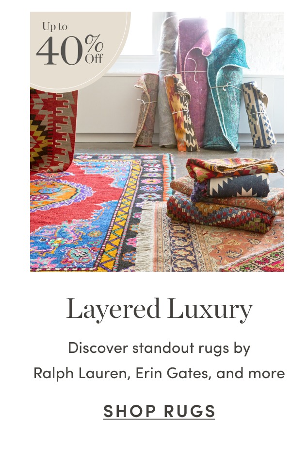 Up to 40 Percent Off Rugs