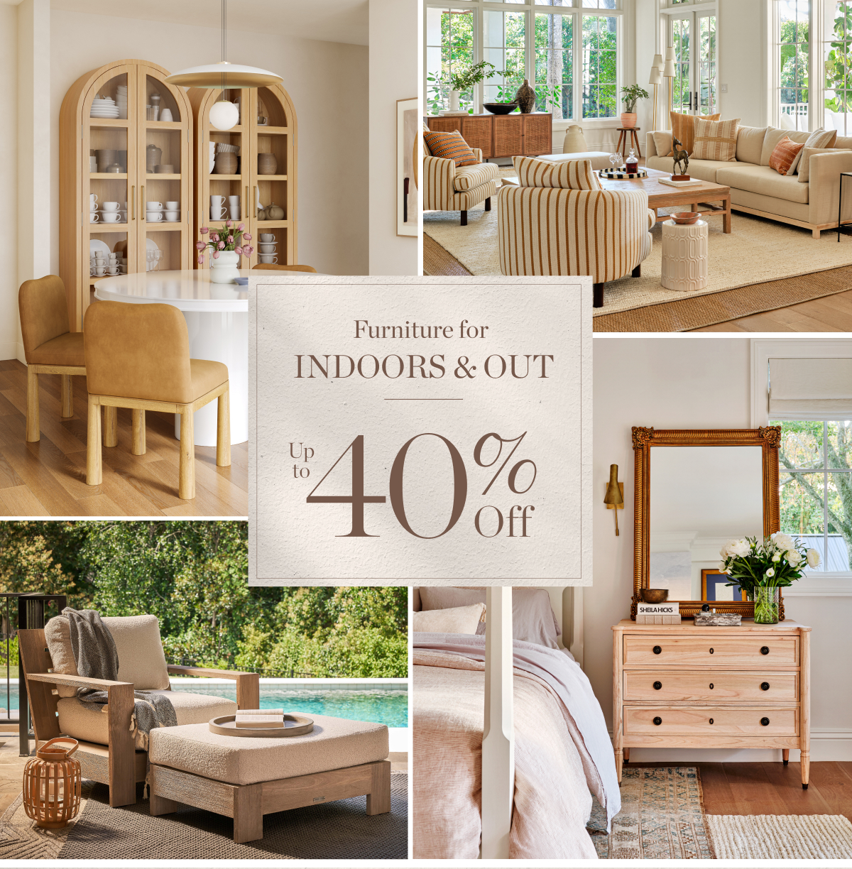 Up to 40 Percent Off Furniture