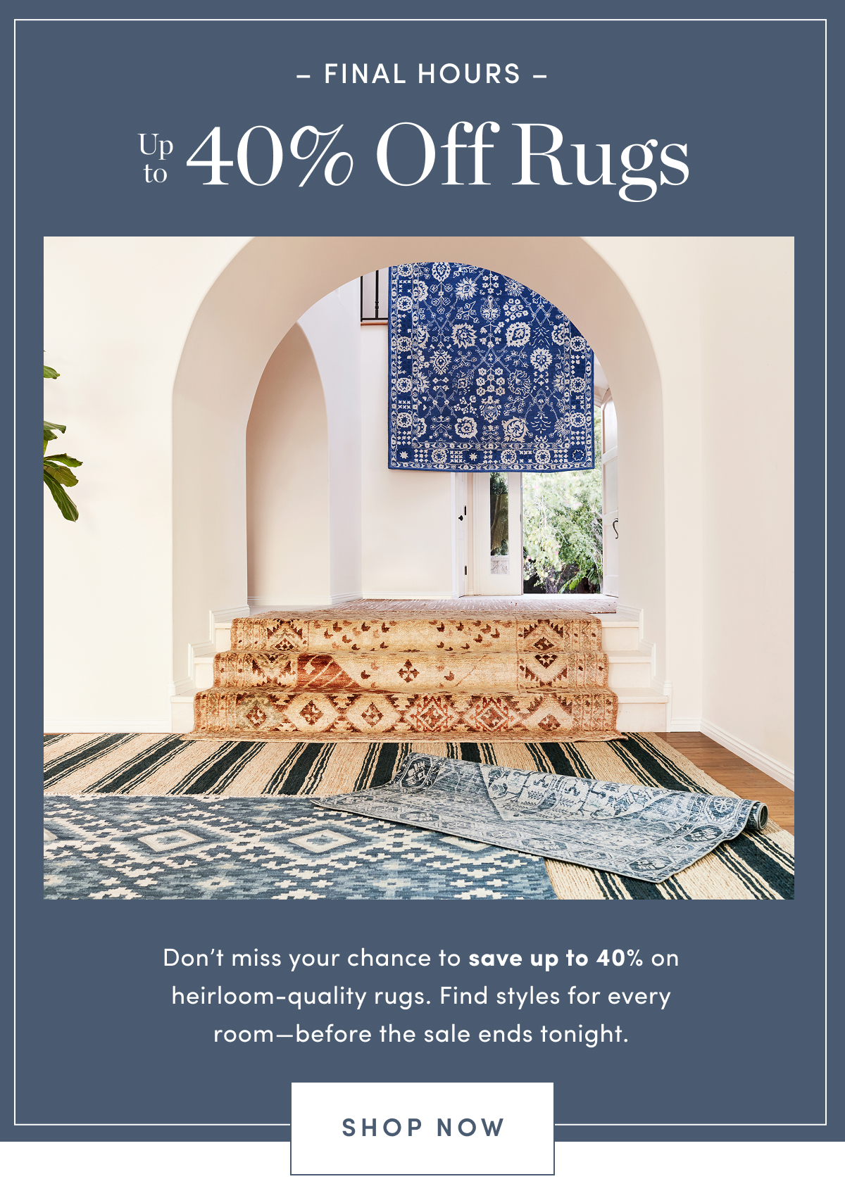 Up to 40 Percent Off Rugs