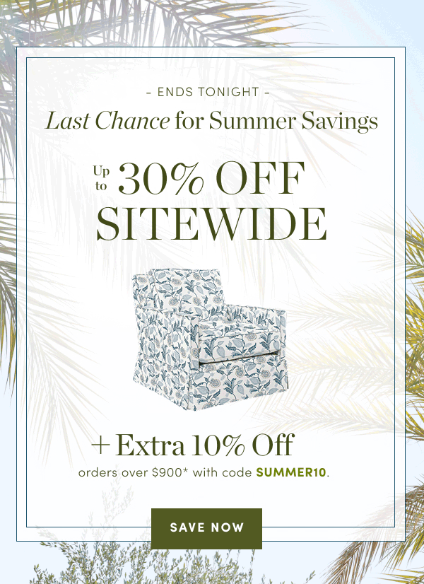 Up to 30 Percent Off Sitewide