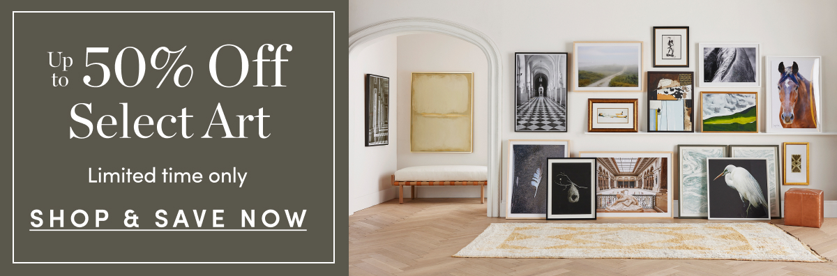 Up to 50 Percent Off Select Art